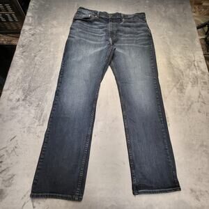 Levis 559 Jeans Mens 38x32 Blue Straight Leg Stretch Denim Casual Medium Wash